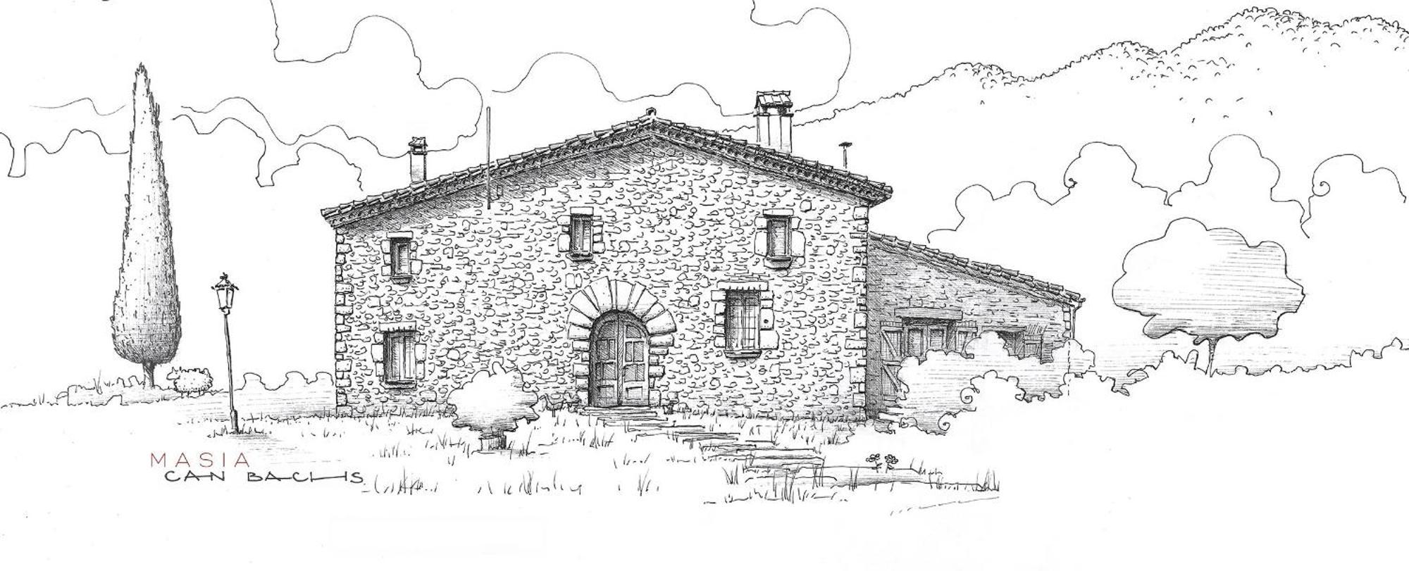 Masia Can Bachs Sant Pere de Vilamajor Esterno foto